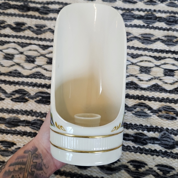 Vintage Lenox Nantucket Candle Holder Floral Print - Picture 5 of 7